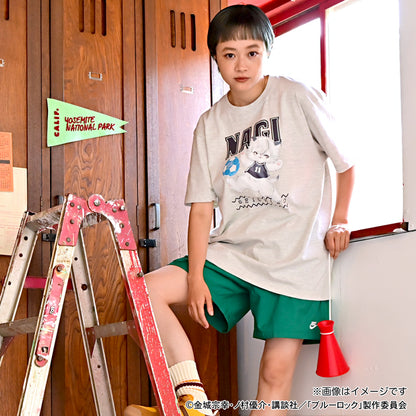 ブルーロック_Ms LUTRAコラボ ゆったりTシャツ(凪 誠士郎)