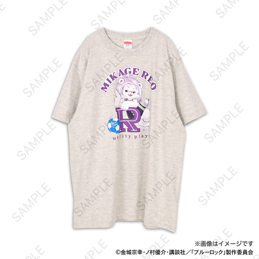 ブルーロック_Ms LUTRAコラボ ゆったりTシャツ(御影 玲王)