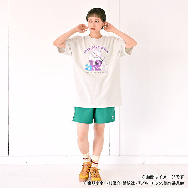 ブルーロック_Ms LUTRAコラボ ゆったりTシャツ(御影 玲王)