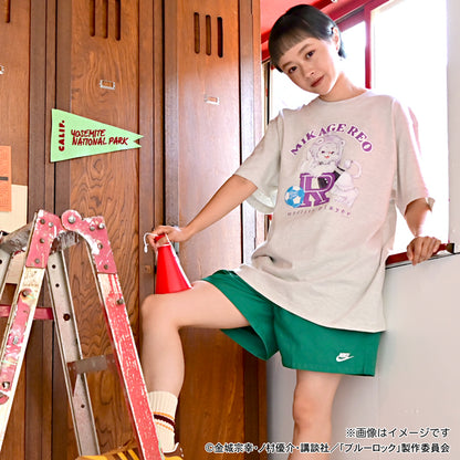 ブルーロック_Ms LUTRAコラボ ゆったりTシャツ(御影 玲王)