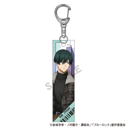 ブルーロック_アクリルスティックキーホルダー　糸師凛　旅行