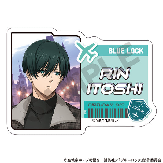 ブルーロック_アクリルネームバッジ　糸師凛　旅行