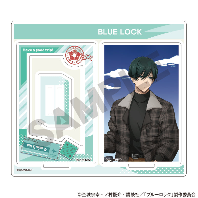 ブルーロック_フレームアクリルスタンド　糸師凛　旅行