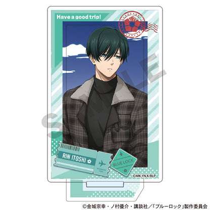 ブルーロック_フレームアクリルスタンド　糸師凛　旅行