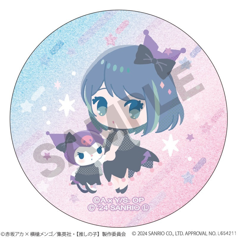 【推しの子】×サンリオキャラクターズ_トレーディンググリッター缶バッジ　【コンプリートBOX／6個入り】