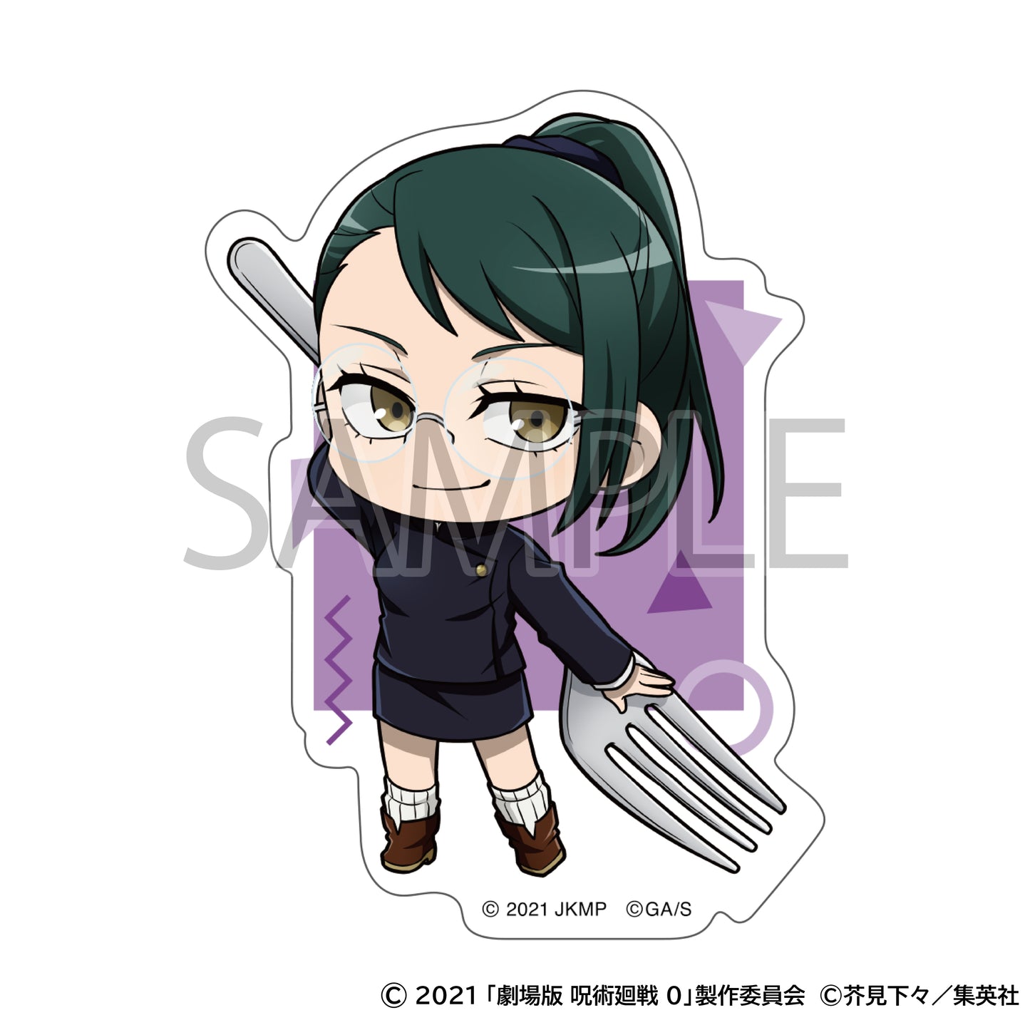 劇場版 呪術廻戦 0_ステッカー／もぐふれ　禪院 真希