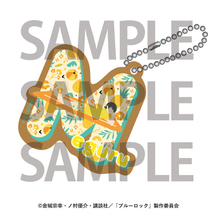 箱根小涌園ユネッサン×ブルーロック_トレーディングウッドキーホルダー　【BOX／7個入り】