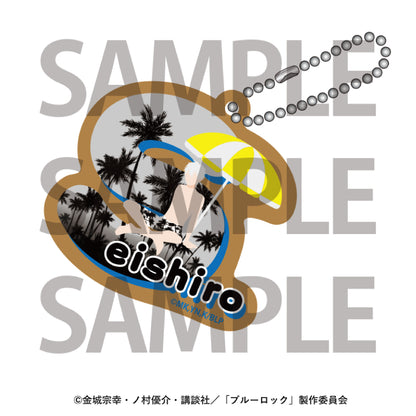 箱根小涌園ユネッサン×ブルーロック_トレーディングウッドキーホルダー　【BOX／7個入り】