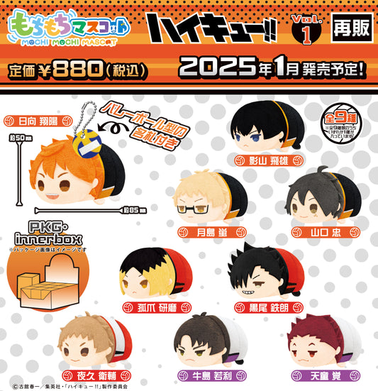 ハイキュー!!_もちもちマスコット Vol.1【BOX／9個入り】