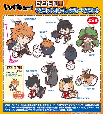 ハイキュー!!_にとたん マスコットといっしょ キーホルダー【BOX／9個入り】
