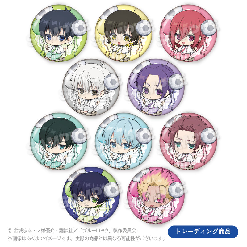 ブルーロック_トレーディングミニキャラ缶バッジ ばるんこ ver.　【BOX／10個入り】