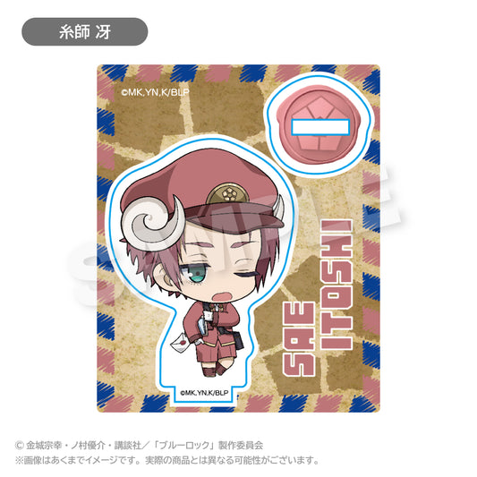 ブルーロック_ミニキャラアクリルマスコット おとどけメェる ver. 糸師 冴