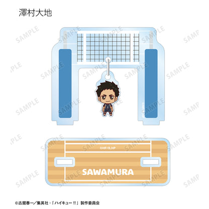 ハイキュー!!_トレーディング ちょこんと！ ゆらゆらアクリルスタンド ver.A(単位/BOX)【コンプリートBOX/9パック⼊り】