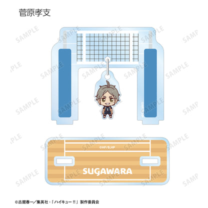 ハイキュー!!_トレーディング ちょこんと！ ゆらゆらアクリルスタンド ver.A(単位/BOX)【コンプリートBOX/9パック⼊り】