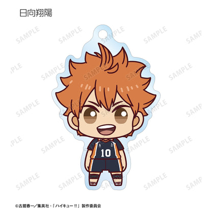ハイキュー!!_トレーディング ちょこんと！ アクリルキーホルダー ver.A(単位/BOX)【コンプリートBOX/9パック⼊り】
