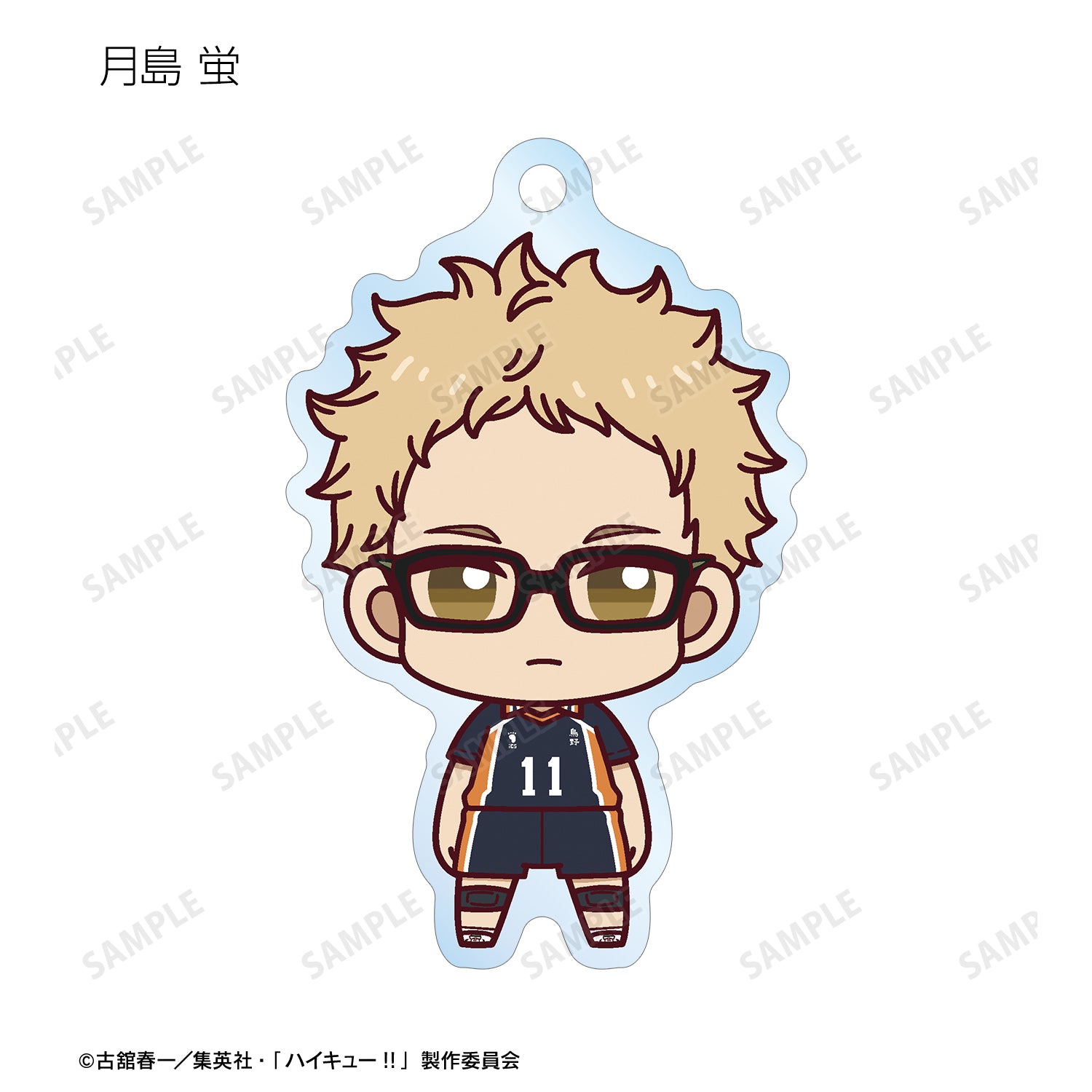 ハイキュー!!_トレーディング ちょこんと！ アクリルキーホルダー ver.A(単位/BOX)【コンプリートBOX/9パック⼊り】