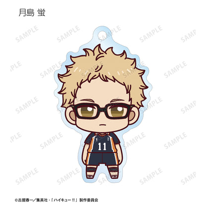 ハイキュー!!_トレーディング ちょこんと！ アクリルキーホルダー ver.A(単位/BOX)【コンプリートBOX/9パック⼊り】