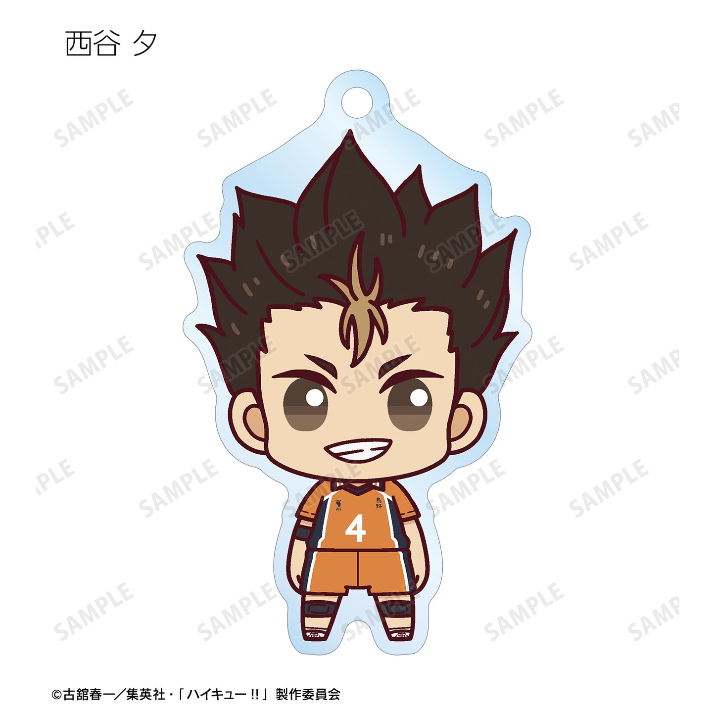 ハイキュー!!_トレーディング ちょこんと！ アクリルキーホルダー ver.A(単位/BOX)【コンプリートBOX/9パック⼊り】