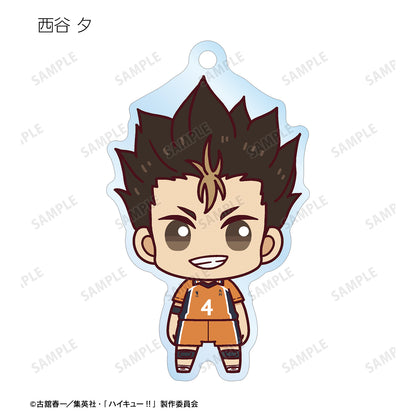 ハイキュー!!_トレーディング ちょこんと！ アクリルキーホルダー ver.A(単位/BOX)【コンプリートBOX/9パック⼊り】