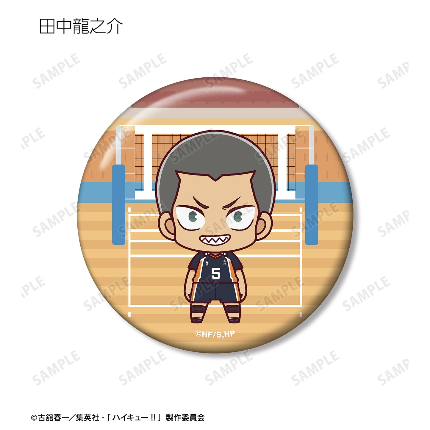 ハイキュー!!_トレーディング ちょこんと！ 缶バッジ ver.A(単位/BOX)【コンプリートBOX/9パック⼊り】