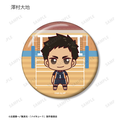 ハイキュー!!_トレーディング ちょこんと！ 缶バッジ ver.A(単位/BOX)【コンプリートBOX/9パック⼊り】