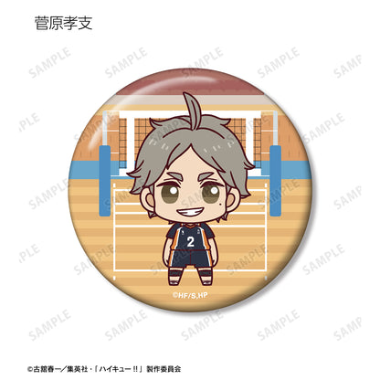 ハイキュー!!_トレーディング ちょこんと！ 缶バッジ ver.A(単位/BOX)【コンプリートBOX/9パック⼊り】
