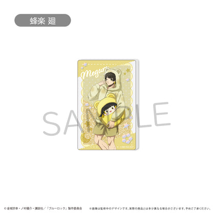 ブルーロック_グリッターアクリルブロック くるみパジャマver.　蜂楽 廻