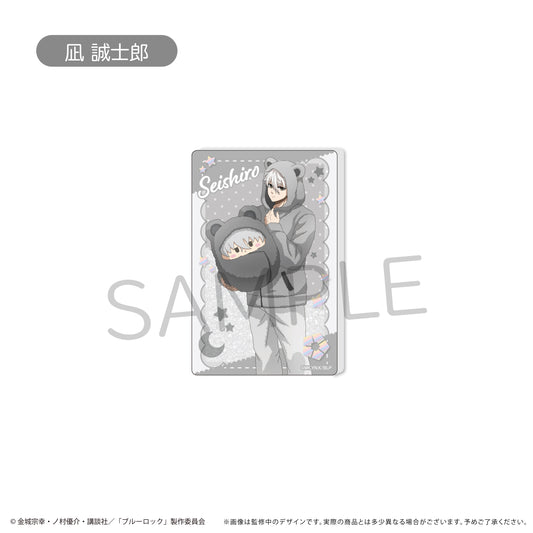 ブルーロック_グリッターアクリルブロック くるみパジャマver.　凪 誠士郎