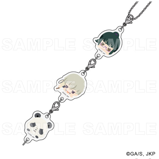 呪術廻戦_ちょこっテ! 連結アクリルキーホルダー 渋谷事変 禪院・狗巻・パンダ