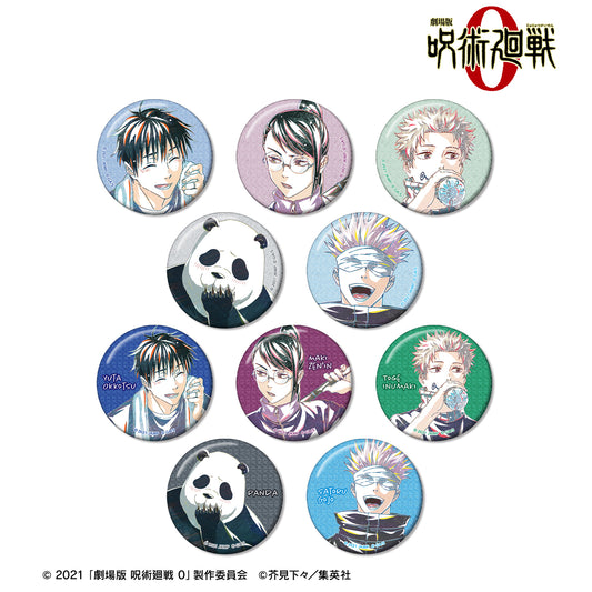 劇場版 呪術廻戦 0_トレーディング Ani-Art グリッター缶バッジ(単位/BOX)【コンプリートBOX/10パック入り】