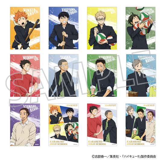 ハイキュー!!_トレーディングクリアブロマイド　【BOX／12パック入り】