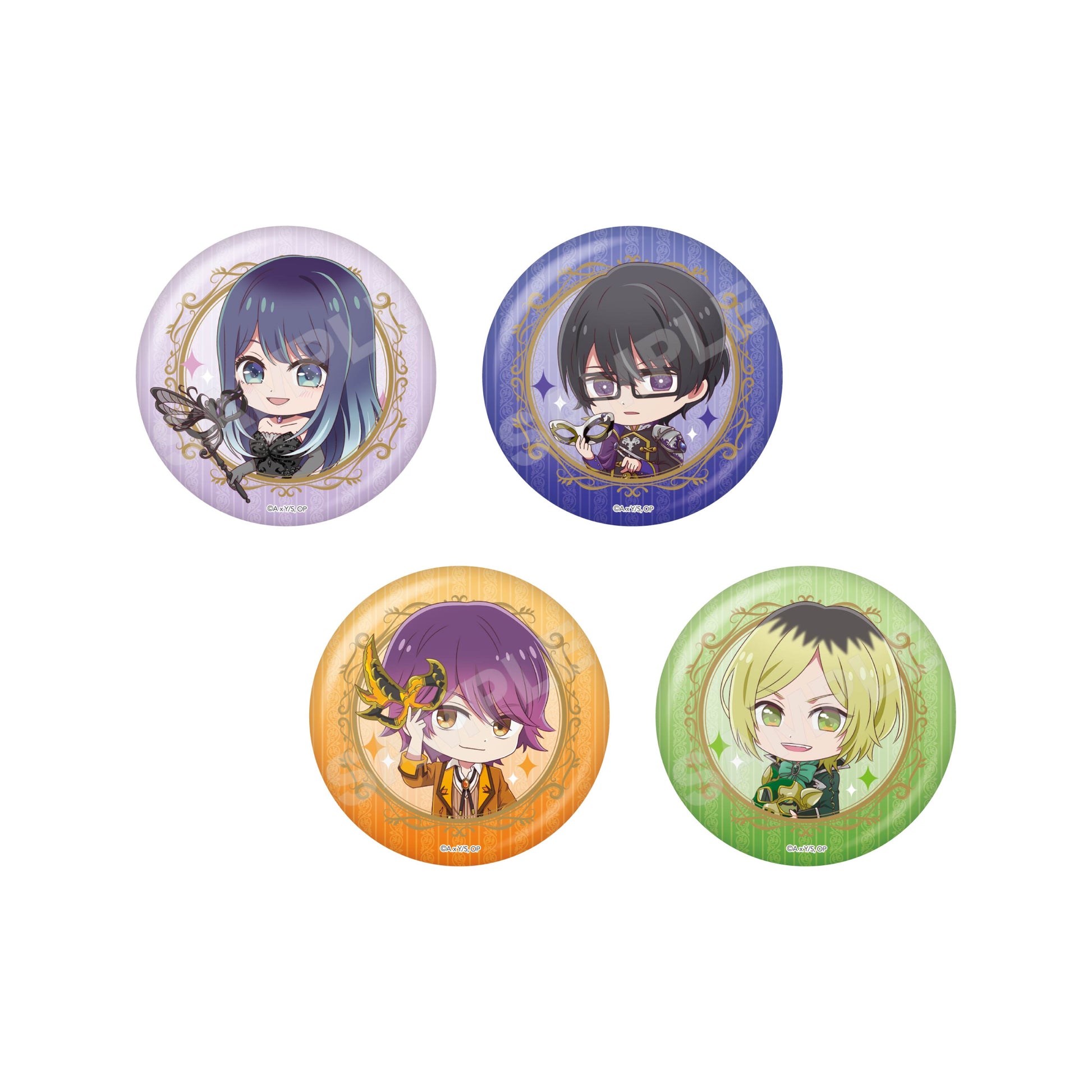 【推しの子】_缶バッジ /01 全9種(仮面舞踏会ver.) 【コンプリートBOX／9個入り】