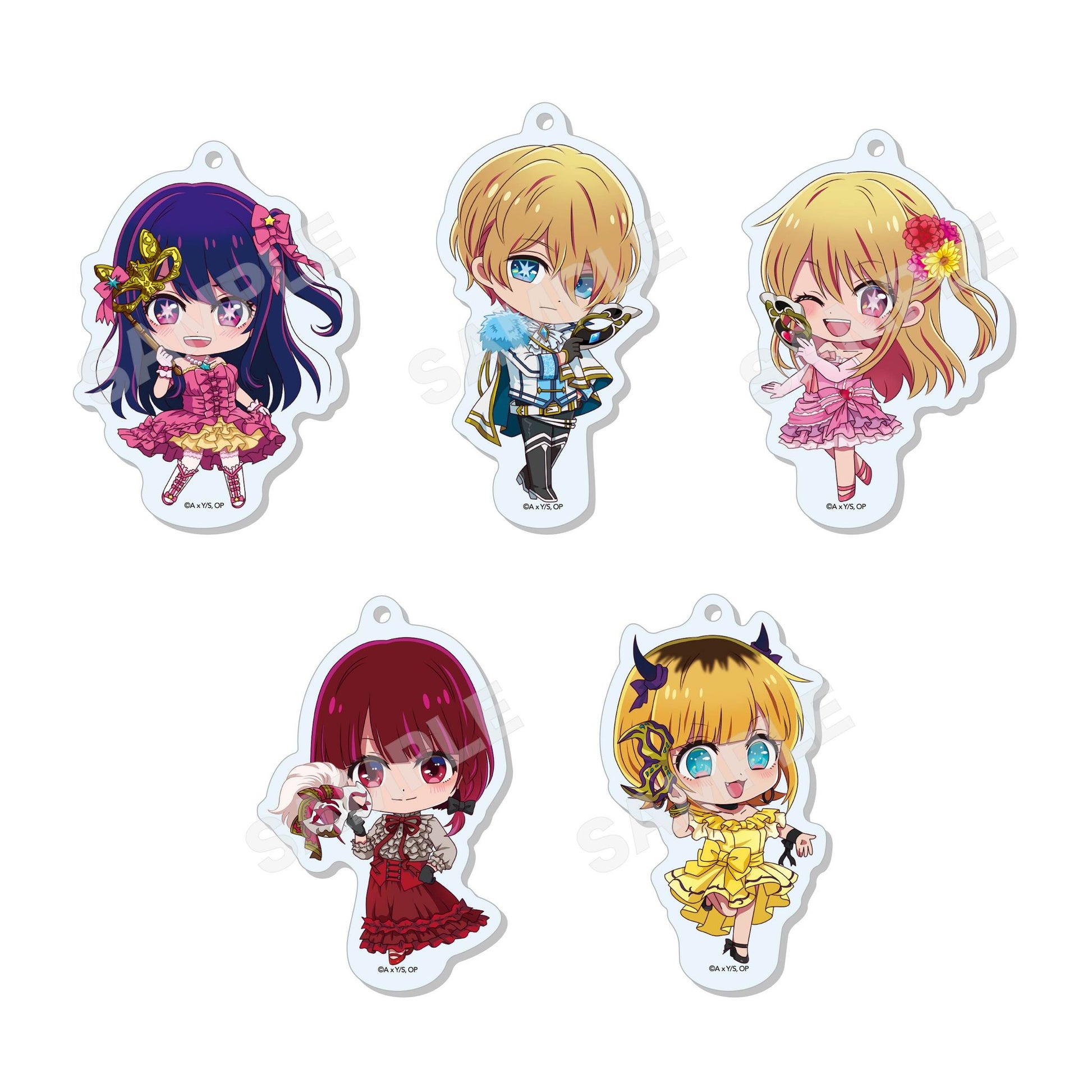 【推しの子】_まるっとスタンドキーホルダー /01 全9種(仮面舞踏会ver.) 【コンプリートBOX／9個入り】