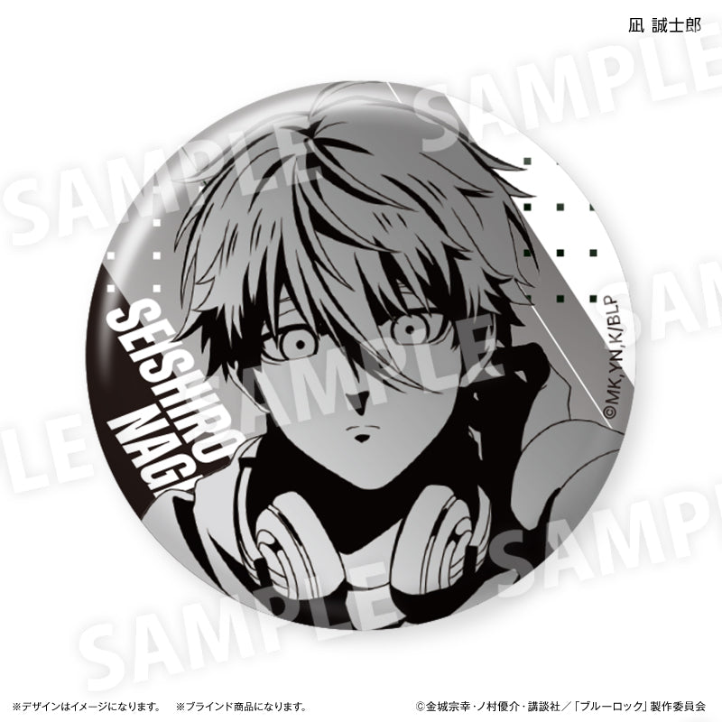 ブルーロック_線画トレーディング缶バッジ　【全10種】【コンプリートBOX/10個入り】