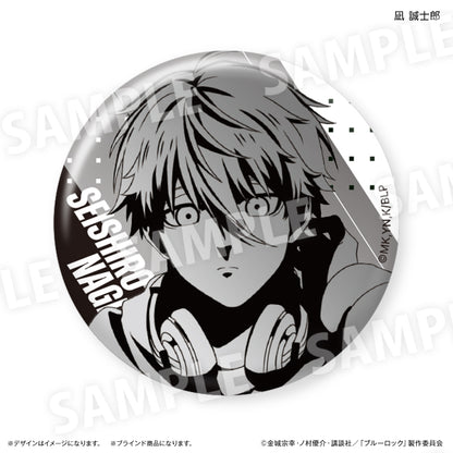 ブルーロック_線画トレーディング缶バッジ　【全10種】【コンプリートBOX/10個入り】