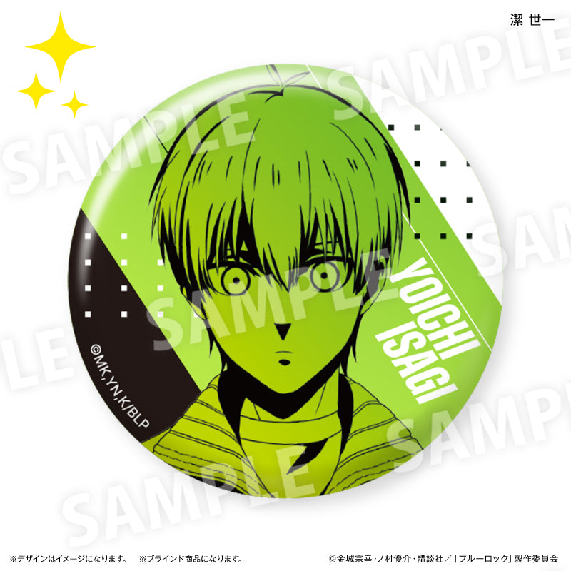 ブルーロック_線画トレーディング缶バッジ　【全10種】【コンプリートBOX/10個入り】