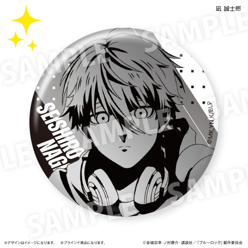 ブルーロック_線画トレーディング缶バッジ　【全10種】【コンプリートBOX/10個入り】