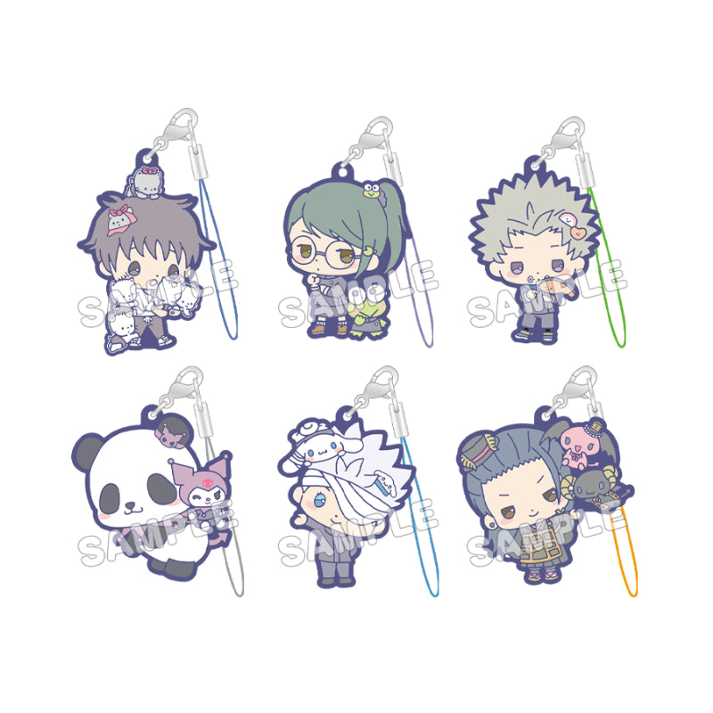 劇場版 呪術廻戦 0×サンリオキャラクターズ_トレーディングラバーストラップ　【BOX／6個入り】