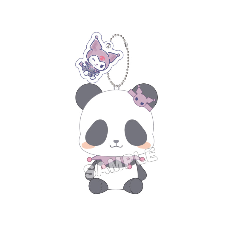 劇場版 呪術廻戦 0×サンリオキャラクターズ_ぬいぐるみマスコット　パンダ×クロミ