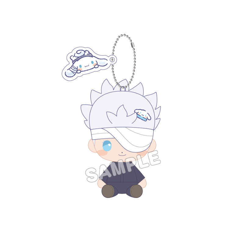 劇場版 呪術廻戦 0×サンリオキャラクターズ_ぬいぐるみマスコット　五条悟×シナモロール