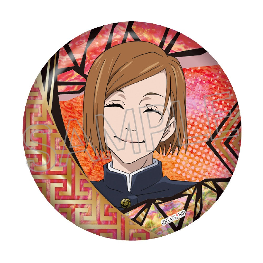 呪術廻戦_螺鈿風シリーズ 箔押し缶バッジ Vol.2【BOX／8個入り】