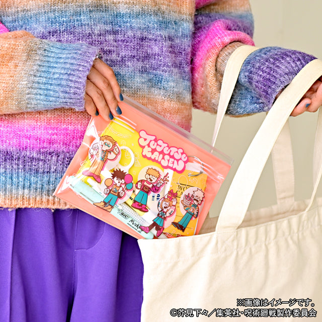 呪術廻戦_アグリーセーターパーティー! ガゼットスライダーポーチ(虎杖・伏黒・釘崎・七海・五条)