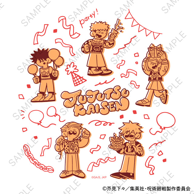 呪術廻戦_アグリーセーターパーティー! クルーネックTシャツ(虎杖・伏黒・釘崎・七海・五条)