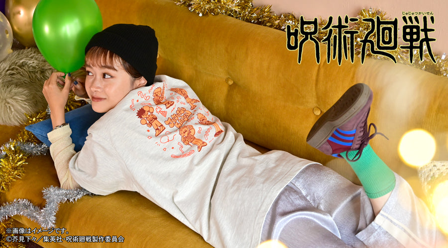 呪術廻戦_アグリーセーターパーティー! クルーネックTシャツ(虎杖・伏黒・釘崎・七海・五条)