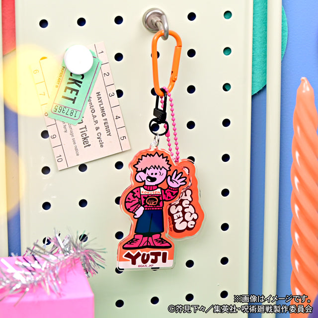 呪術廻戦_アグリーセーターパーティー! デタッチャブルアクリルキーホルダー(虎杖悠仁)