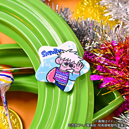 呪術廻戦_アグリーセーターパーティー! 星型缶バッジ(五条悟/懐玉・玉折)