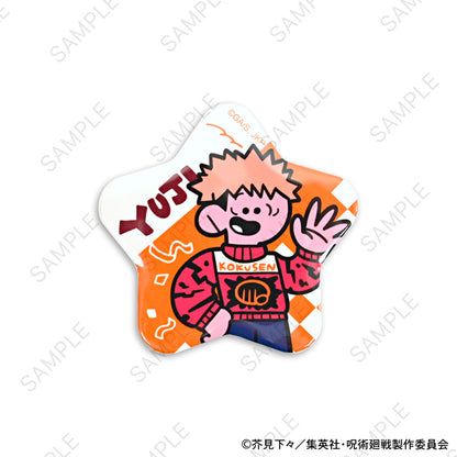 呪術廻戦_アグリーセーターパーティー! 星型缶バッジ(虎杖悠仁)