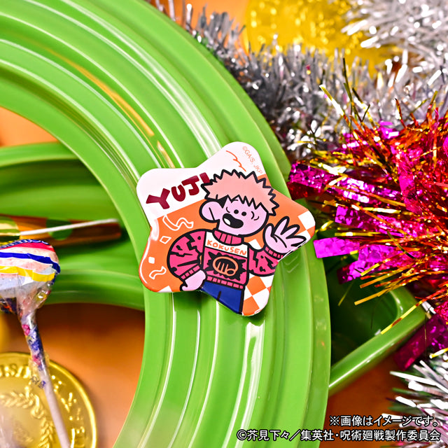 呪術廻戦_アグリーセーターパーティー! 星型缶バッジ(虎杖悠仁)