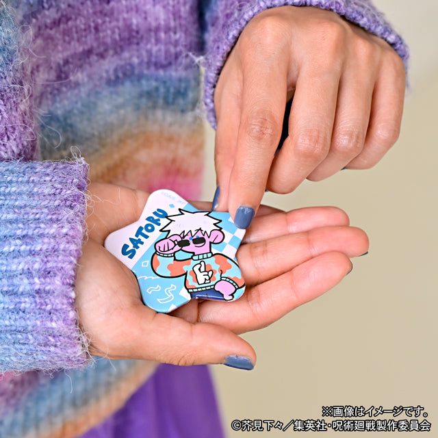 呪術廻戦_アグリーセーターパーティー! 星型缶バッジ(五条悟)