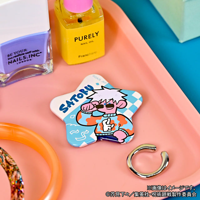 呪術廻戦_アグリーセーターパーティー! 星型缶バッジ(五条悟)